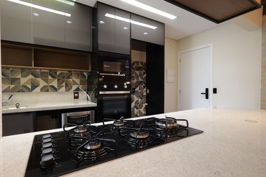 Cozinha de apartamento para alugar com 2 quartos, 96m² em Morumbi, São Paulo