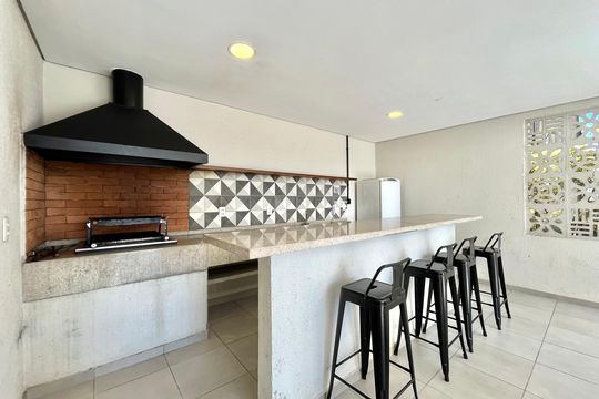 Área comum - Churrasqueira de apartamento à venda com 2 quartos, 42m² em Vila Mira, São Paulo