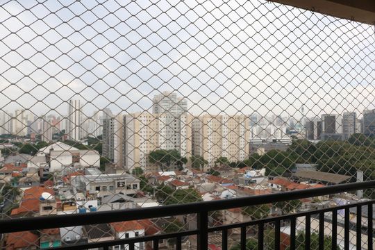 Varanda da Sala de apartamento à venda com 2 quartos, 58m² em Barra Funda, São Paulo