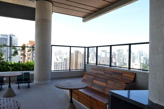 Área comum de apartamento à venda com 2 quartos, 67m² em Pinheiros, São Paulo