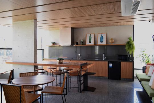 Área comum de apartamento à venda com 2 quartos, 67m² em Pinheiros, São Paulo