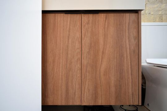 Banheiro da Suíte de apartamento à venda com 2 quartos, 67m² em Pinheiros, São Paulo