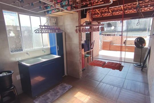 Área de serviço de casa à venda com 2 quartos, 140m² em Parque Novo Oratório, Santo André
