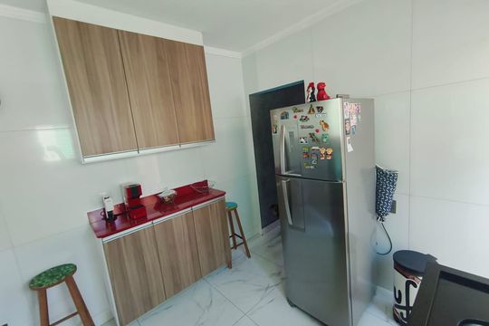 Cozinha de casa à venda com 2 quartos, 140m² em Parque Novo Oratório, Santo André