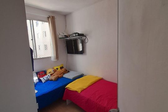 Quarto de apartamento à venda com 2 quartos, 39m² em Vila Damaceno, São Paulo