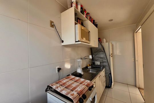 Cozinha de apartamento à venda com 1 quarto, 50m² em Leblon, Rio de Janeiro