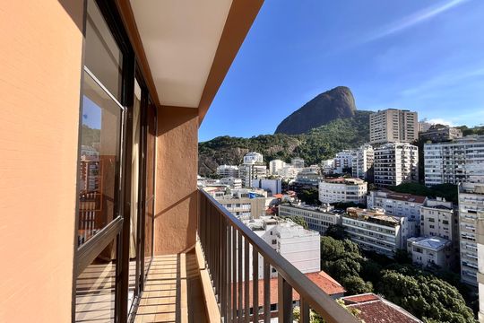 Varanda de apartamento à venda com 1 quarto, 50m² em Leblon, Rio de Janeiro