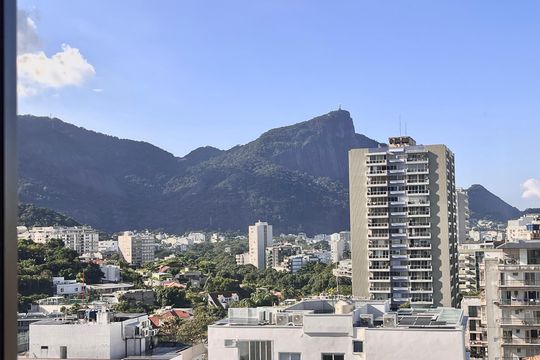 Vista do Quarto de apartamento à venda com 1 quarto, 50m² em Leblon, Rio de Janeiro
