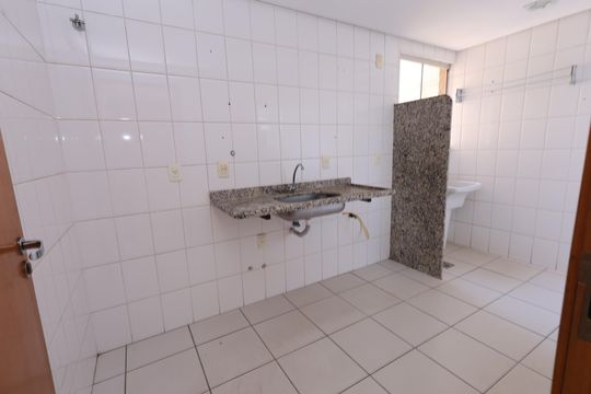 Cozinha de apartamento para alugar com 2 quartos, 63m² em Parque Amazonia, Goiânia