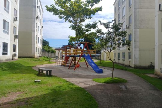 Área externa de apartamento para alugar com 2 quartos, 65m² em Santa Cruz, Rio de Janeiro