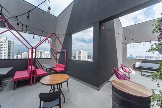 Area Comum de kitnet/studio para alugar com 1 quarto, 24m² em Cidade Monções, São Paulo