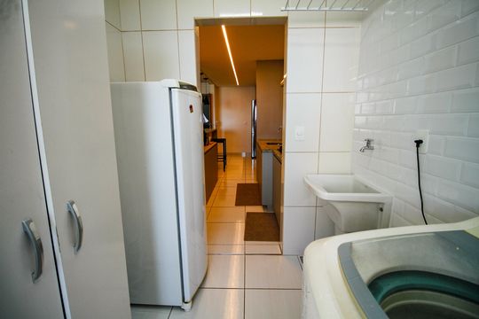 Área de Serviço de apartamento para alugar com 3 quartos, 141m² em Vilamar, Praia Grande