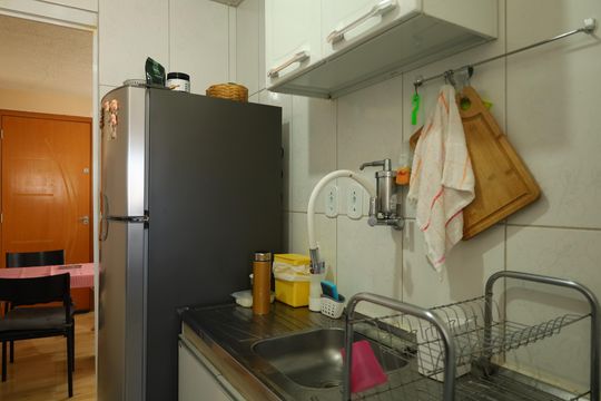 Cozinha de apartamento à venda com 2 quartos, 45m² em Conjunto Residencial José Bonifácio, São Paulo