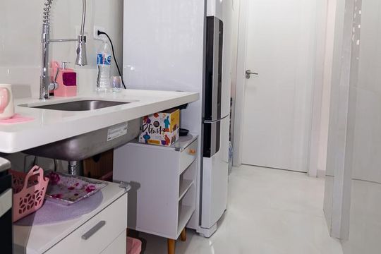 Cozinha / Área de Serviço de apartamento para alugar com 1 quarto, 42m² em Bela Vista, São Paulo