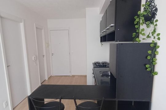 Cozinha de apartamento à venda com 1 quarto, 25m² em Guaianases, São Paulo