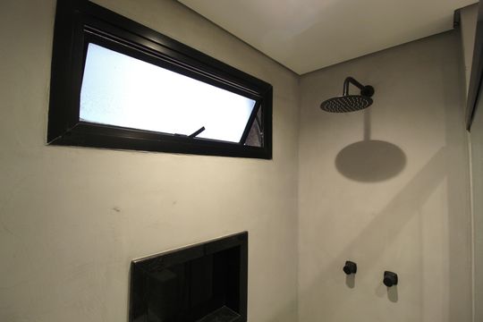 Banheiro da Suíte de apartamento à venda com 1 quarto, 40m² em Vila Olímpia, São Paulo