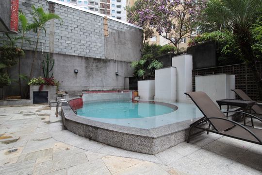 Área Comum - Piscina de apartamento à venda com 1 quarto, 40m² em Vila Olímpia, São Paulo