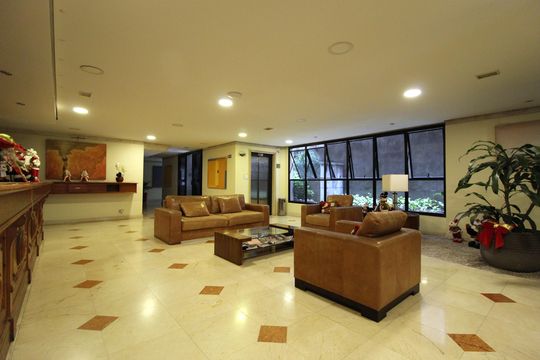 Hall Social de apartamento à venda com 1 quarto, 40m² em Vila Olímpia, São Paulo