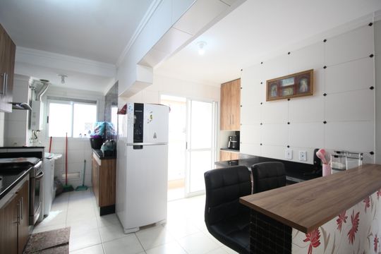Cozinha de apartamento à venda com 4 quartos, 115m² em Parque Taboao, Taboão da Serra