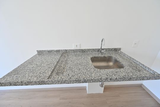 Cozinha de kitnet/studio para alugar com 1 quarto, 21m² em Vila Mariana, São Paulo