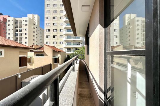 Varanda de apartamento à venda com 1 quarto, 28m² em Vila Monte Alegre, São Paulo