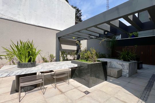 Área comum de kitnet/studio à venda com 1 quarto, 25m² em Pinheiros, São Paulo