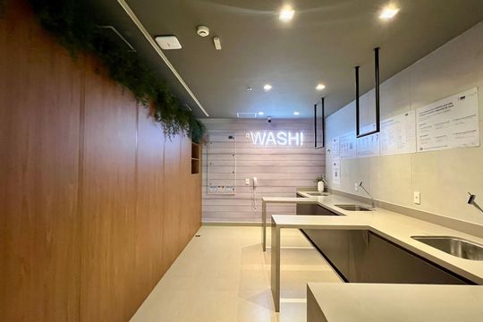 Lavanderia de kitnet/studio para alugar com 1 quarto, 28m² em Cerqueira César, São Paulo