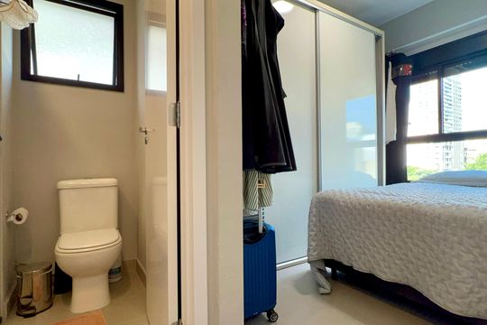 Suite de apartamento para alugar com 1 quarto, 35m² em Pinheiros, São Paulo