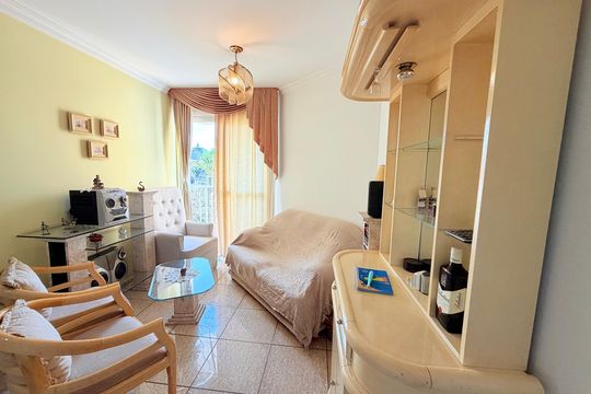Sala  de apartamento à venda com 2 quartos, 56m² em Jardim São Luís, São Paulo