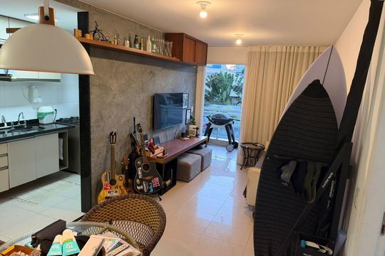 Sala de apartamento à venda com 1 quarto, 60m² em Piratininga, Niterói