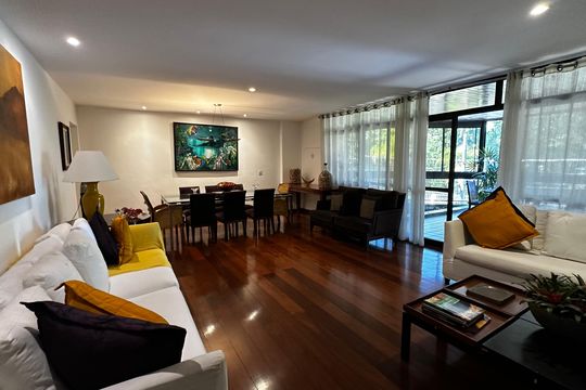 Sala de apartamento à venda com 3 quartos, 208m² em Recreio dos Bandeirantes, Rio de Janeiro