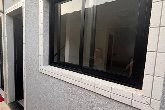 Fachada de casa de condomínio para alugar com 2 quartos, 52m² em Vila Caiçara, Praia Grande