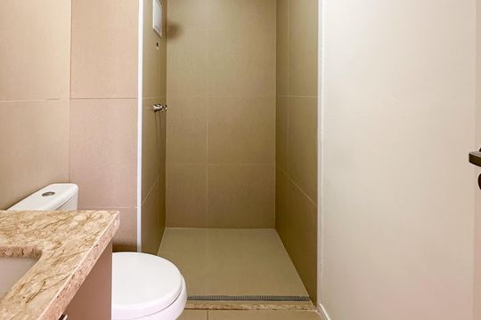 Banheiro da Suíte de apartamento para alugar com 2 quartos, 61m² em Planalto, São Bernardo do Campo