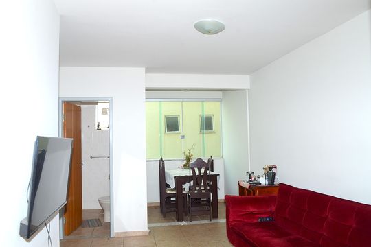 Sala de apartamento à venda com 2 quartos, 54m² em Santa Ines, Belo Horizonte