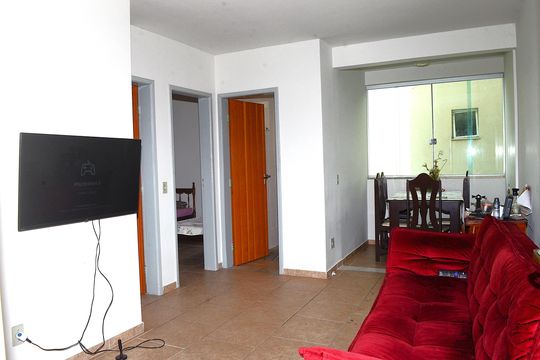 Sala de apartamento à venda com 2 quartos, 54m² em Santa Ines, Belo Horizonte