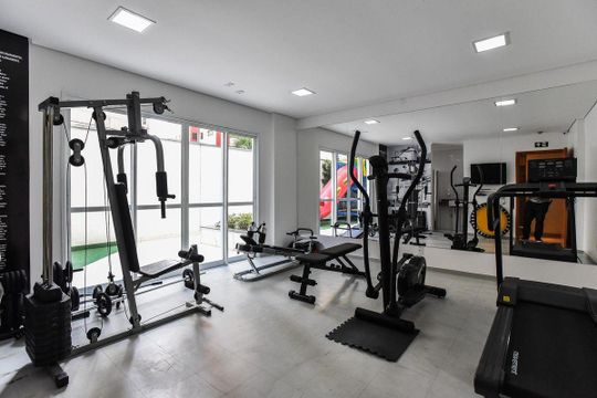 Área comum - Academia de apartamento à venda com 3 quartos, 83m² em Baeta Neves, São Bernardo do Campo