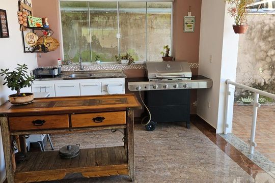 Varanda de casa de condomínio à venda com 4 quartos, 330m² em Loteamento Caminhos de San Conrado (Sousas), Campinas