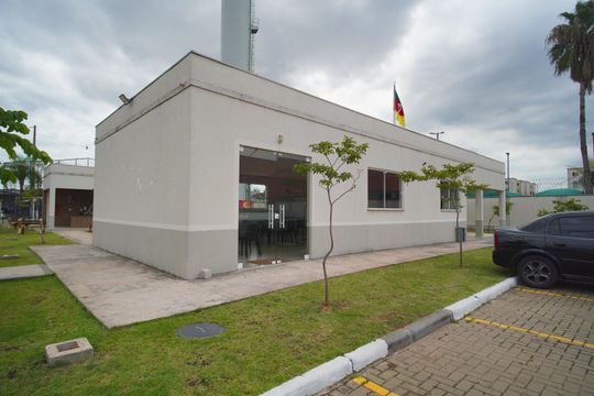 Área comum - Salão de festas de apartamento à venda com 1 quarto, 63m² em Santos Dumont, São Leopoldo
