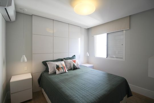 Suíte  de apartamento à venda com 3 quartos, 106m² em Planalto Paulista, São Paulo