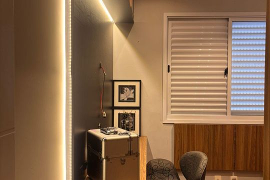 Quarto de apartamento à venda com 3 quartos, 109m² em Chácara Califórnia, São Paulo