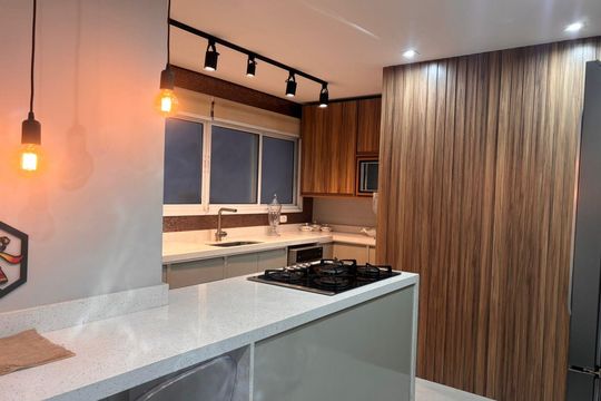 Cozinha de apartamento à venda com 3 quartos, 109m² em Chácara Califórnia, São Paulo