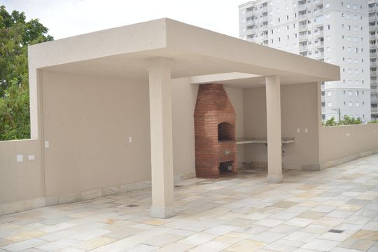 Área comum - Churrasqueira de apartamento à venda com 2 quartos, 56m² em Parque das Nações, Santo André