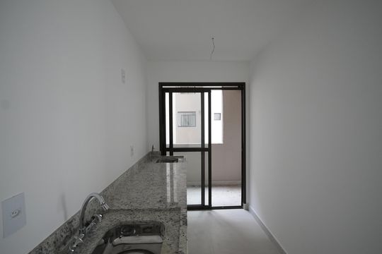 Cozinha de apartamento à venda com 2 quartos, 56m² em Parque das Nações, Santo André