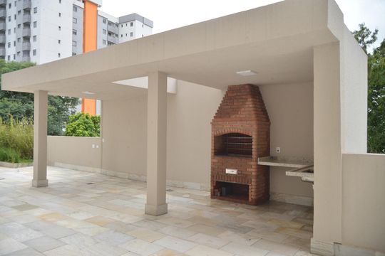 Área comum - Churrasqueira de apartamento à venda com 2 quartos, 56m² em Parque das Nações, Santo André