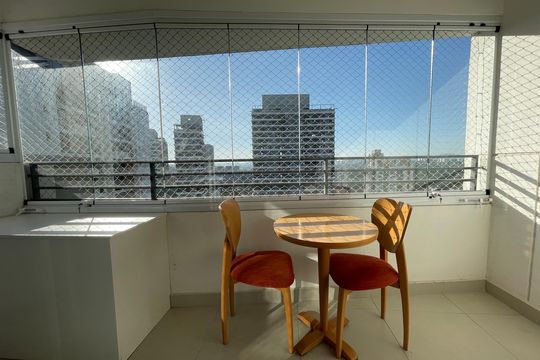 Varanda de kitnet/studio para alugar com 1 quarto, 25m² em Butantã, São Paulo