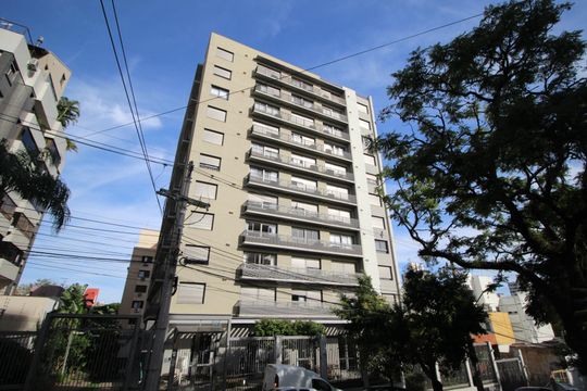 Fachada de kitnet/studio para alugar com 1 quarto, 35m² em Petrópolis, Porto Alegre
