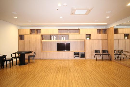 Área comum de kitnet/studio para alugar com 1 quarto, 35m² em Petrópolis, Porto Alegre