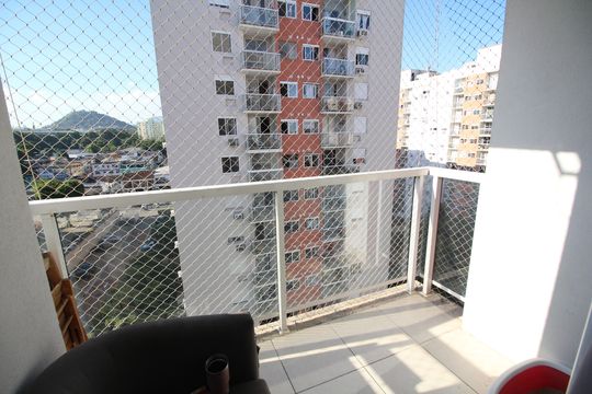 Varanda de apartamento à venda com 2 quartos, 70m² em Anil, Rio de Janeiro