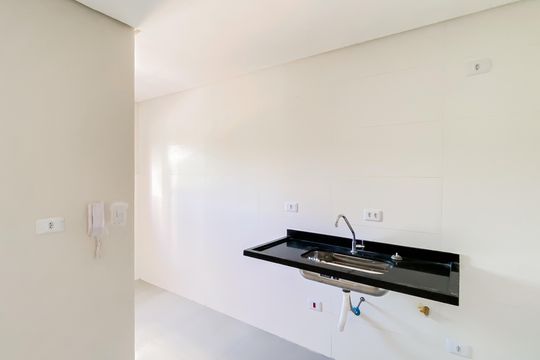 Cozinha de apartamento à venda com 2 quartos, 42m² em Cidade Patriarca, São Paulo