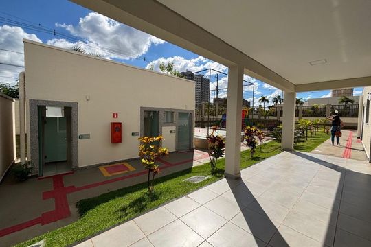 Área externa de apartamento para alugar com 2 quartos, 42m² em Morada da Colina, Uberlândia